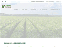 Tablet Screenshot of ncsoy.org